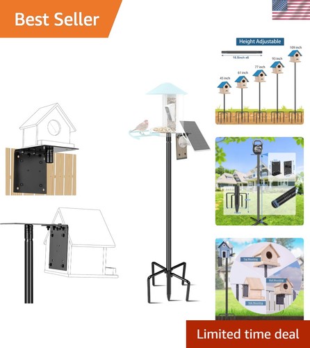 Bird feeder pole 109 inch - bird, pole,